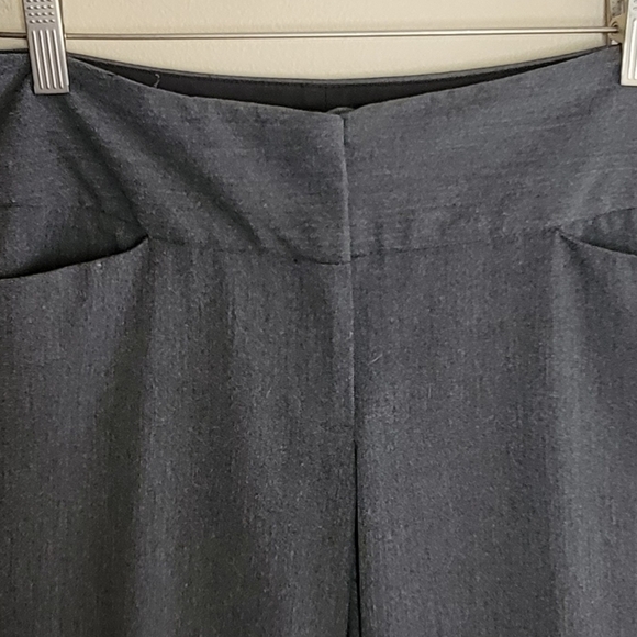 Express | Gray Editor Style Trouser Dress Pants Size 4 - Picture 3 of 4